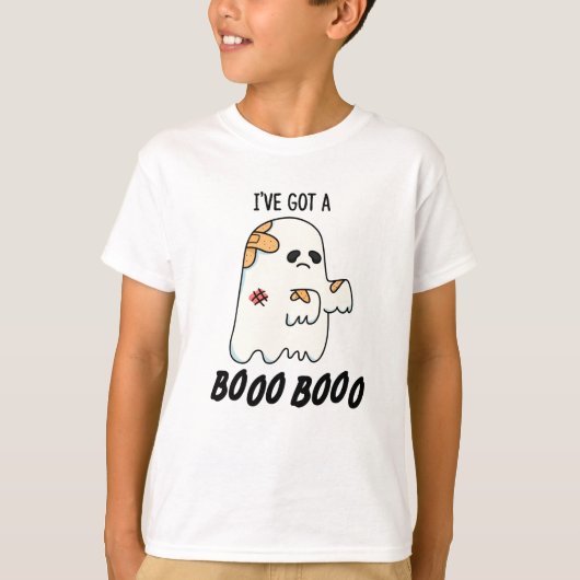 Ik heb een Boo Boo Grappige Halloween Ghost Pun T-shirt (Voorkant)