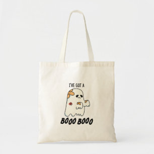 Ik heb een Boo Boo Grappige Halloween Ghost Pun Tote Bag