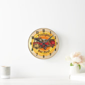 Ik heb een brandweerklok ronde klok (Huis)