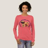 Ik heb een Briard-puppy gekust Tri-Blend Shirt (Voorkant)