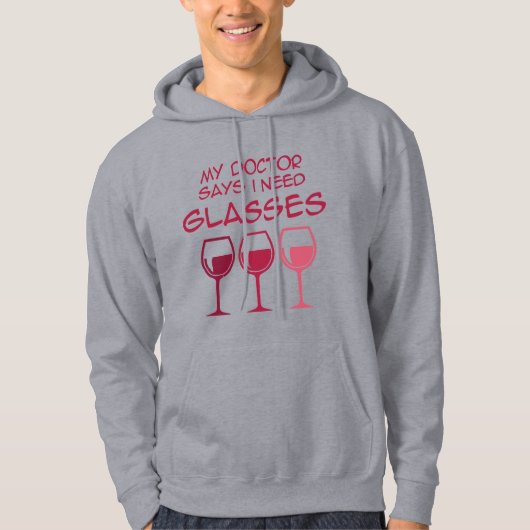 Ik heb een bril nodig hoodie (Voorkant)