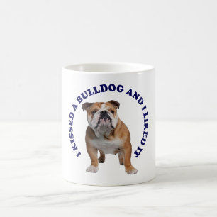 Ik heb een buldog gekust koffiemok