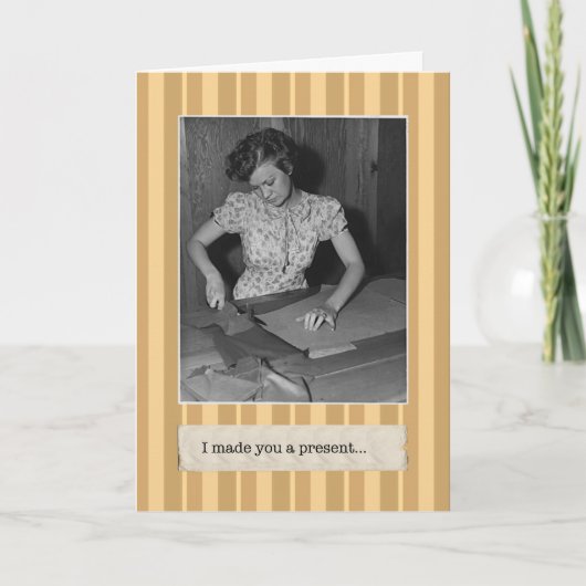 Ik heb een Cadeau verjaardag Kaart gemaakt (Voorkant)