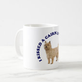 Ik heb een Cairn Terrier gekust Koffiemok (Voorkant links)