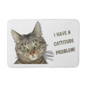 Ik heb een cattitude-probleem. badmat (Voorkant)