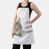 Ik heb een cattitude-probleem. schort (Insitu)