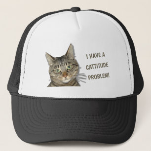 Ik heb een cattitude-probleem. trucker pet