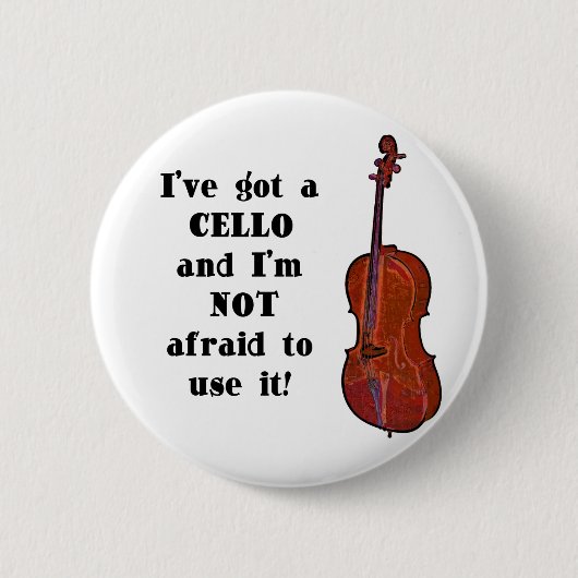 Ik heb een Cello Ronde Button 5,7 Cm (Voorkant)