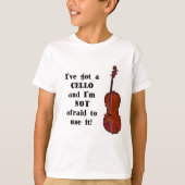 Ik heb een Cello T-shirt (Voorkant)