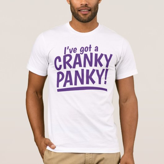 Ik heb een chagrijnige panky t-shirt (Voorkant)
