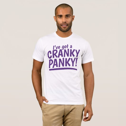 Ik heb een chagrijnige panky t-shirt (Voorkant volledig)