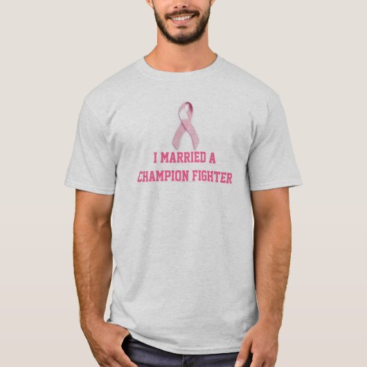 "Ik heb een Champion Fighter getrouwd" T-shirt (Voorkant)