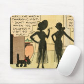 "Ik heb een charmant bezoek gehad" Mousepad Muismat (Met muis)