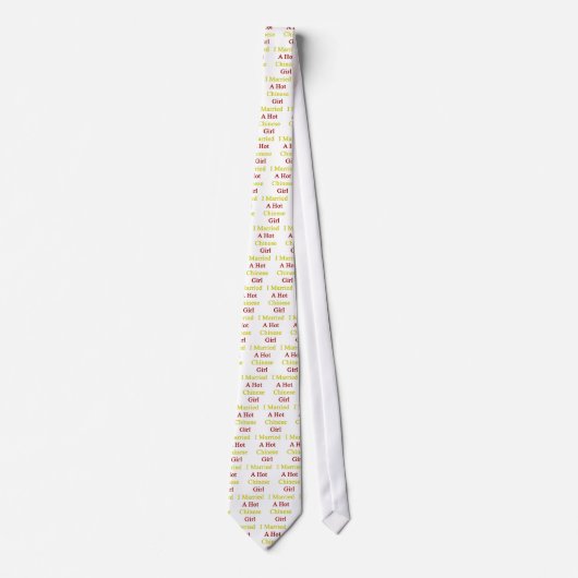 Ik heb een Chinees meisje getrouwd Stropdas (Voorkant)