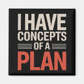 Ik heb een concept van een plan magneet (Voorkant)