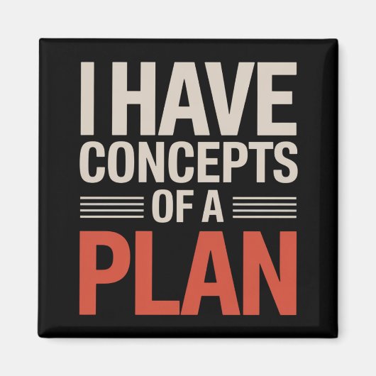 Ik heb een concept van een plan magneet (Voorkant)