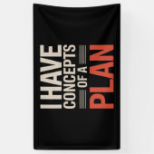 Ik heb een concept van een plan spandoek (Verticaal)