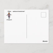 Ik heb een conceptueel Briefkaart (Achterkant)