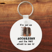 Ik heb een cordion. sleutelhanger (Voorkant)