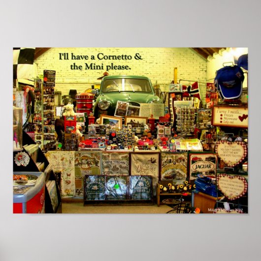 Ik heb een Cornetto en de Mini alsjeblieft Poster (Voorkant)