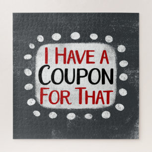 Ik heb een coupon voor die puzzel legpuzzel