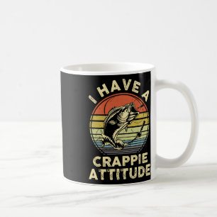 Ik heb een Crappie Attitude Shirt van Byb Fish Dad Koffiemok
