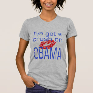 Ik heb een Crush op Obama T-shirt