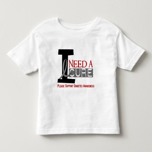 IK HEB EEN CURE 1 DIABETES T-Shirts NODIG (Voorkant)