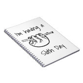 Ik heb een Dag van de Luiaard Notitieboek (Rechterzijde)