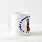 Ik heb een Dobermann gekust Koffiemok (Voorkant links)