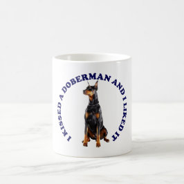 Ik heb een Dobermann gekust Koffiemok