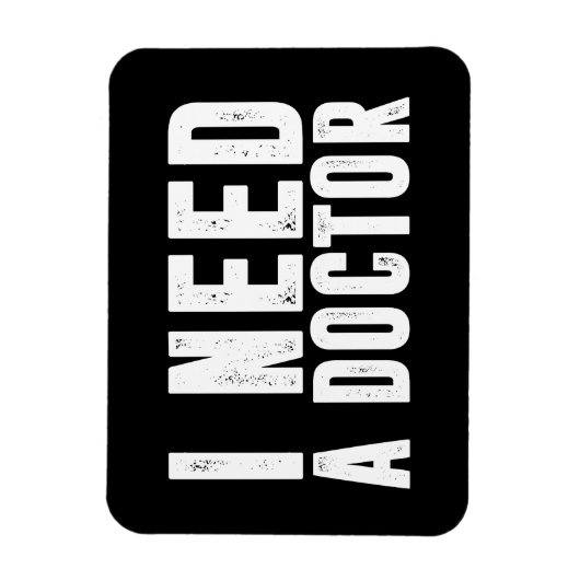 Ik heb een dokter nodig magneet (Verticaal)