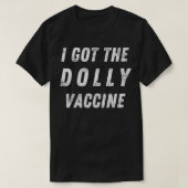 Ik heb een dolly Vaccine VNeck T-shirt (Design voorkant)