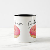 Ik heb een donut nodig tweekleurige koffiemok (Center)