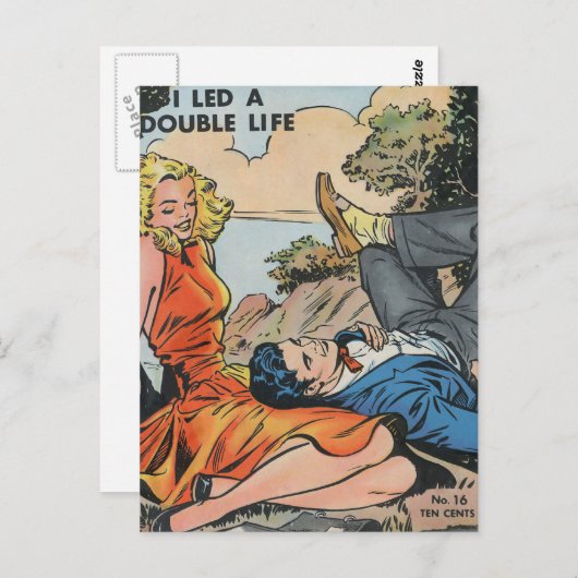 Ik heb een DOuble Life geleid Briefkaart (Voorkant / Achterkant)