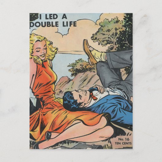 Ik heb een DOuble Life geleid Briefkaart (Voorkant)