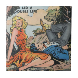 Ik heb een DOuble Life geleid Tegeltje