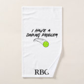 Ik heb een drankprobleem - Grappig Pickleball Gift Handdoek (Handdoek)