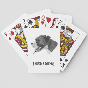 Ik heb een Drink nodig. Funny Poker Night-speelkaa Pokerkaarten