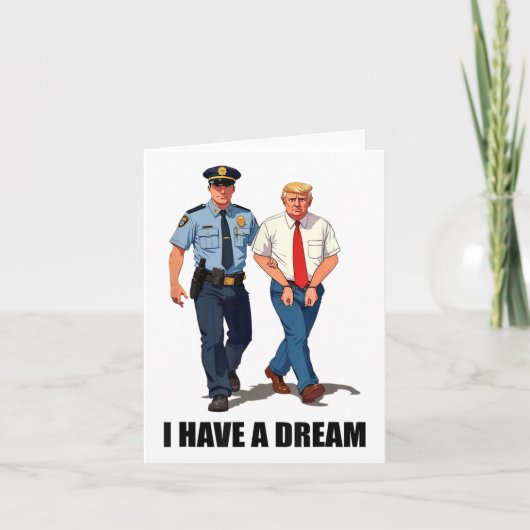 Ik heb een droom, anti Trump Kaart (Voorkant)