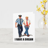 Ik heb een droom, anti Trump Kaart (Gele Bloem)