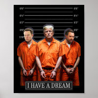 Ik heb een droom Grappig Trump politie Gezegde cit
