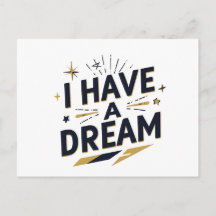 Ik Heb een Droom Inspirerende Typografie Ontwerp