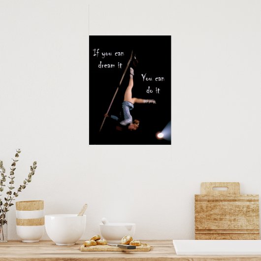 Ik heb een droom. poster (Keuken)