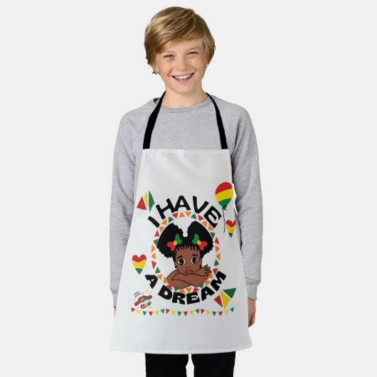 "Ik heb een droom" Schort (Gedragen)