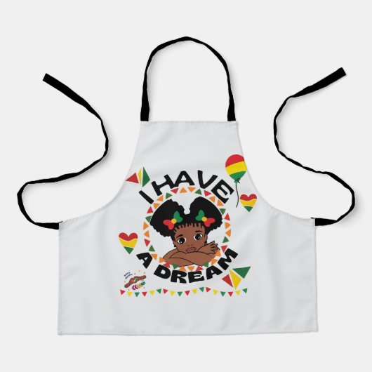 "Ik heb een droom" Schort (Voorkant)