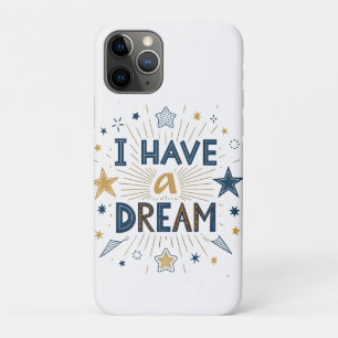 Ik Heb een Droom Starburst Typografie Kunst Case-Mate iPhone Case
