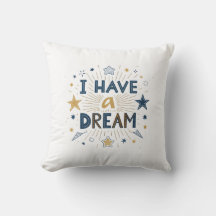 Ik Heb een Droom Starburst Typografie Kunst