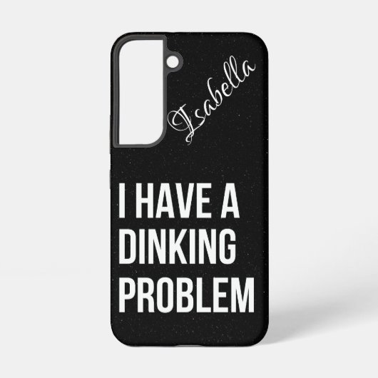 Ik heb een duister probleem | Funny Pickleball Samsung Galaxy Hoesje (Achterkant)