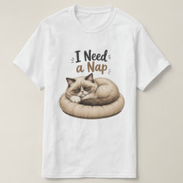 Ik heb een dutje nodig – Grumpy Cat Collectie T-shirt